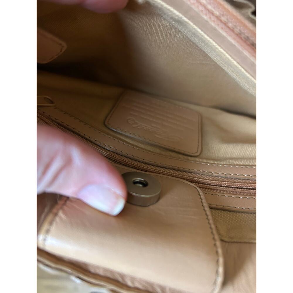 Vintage Fossil Bag Woven Leather Multi Earth Tones Y2K‎ - Picture 4 of 8